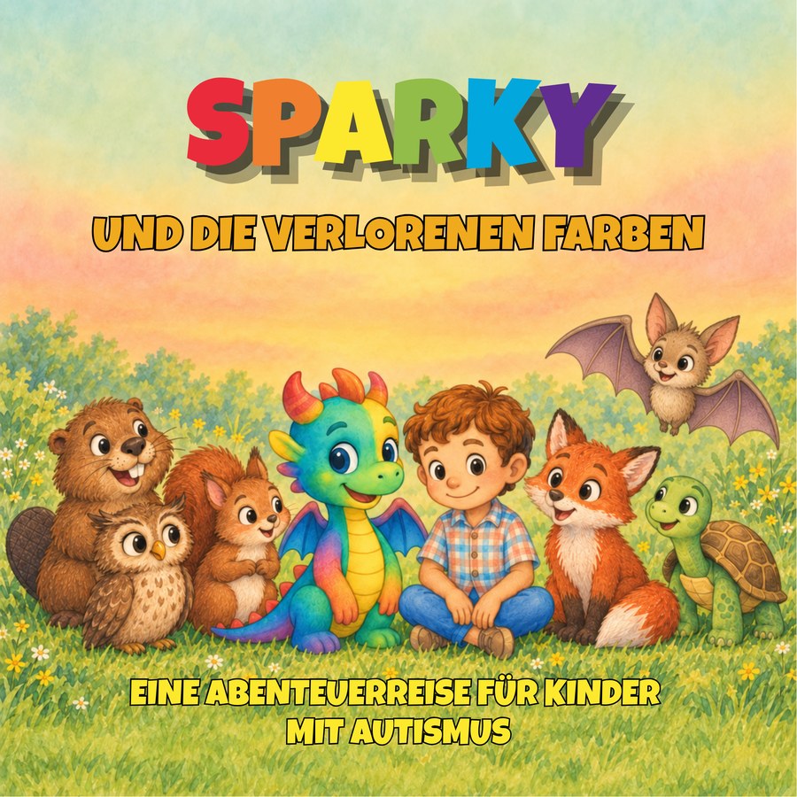 Sparky und die verlorenen Farben – Buchcover
